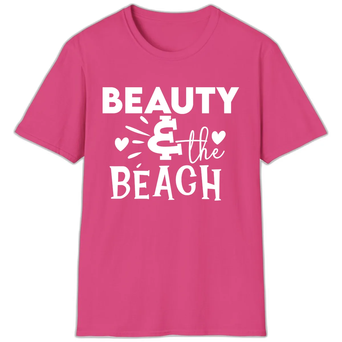 Beauty & The Beach T-Shirt in Heliconia