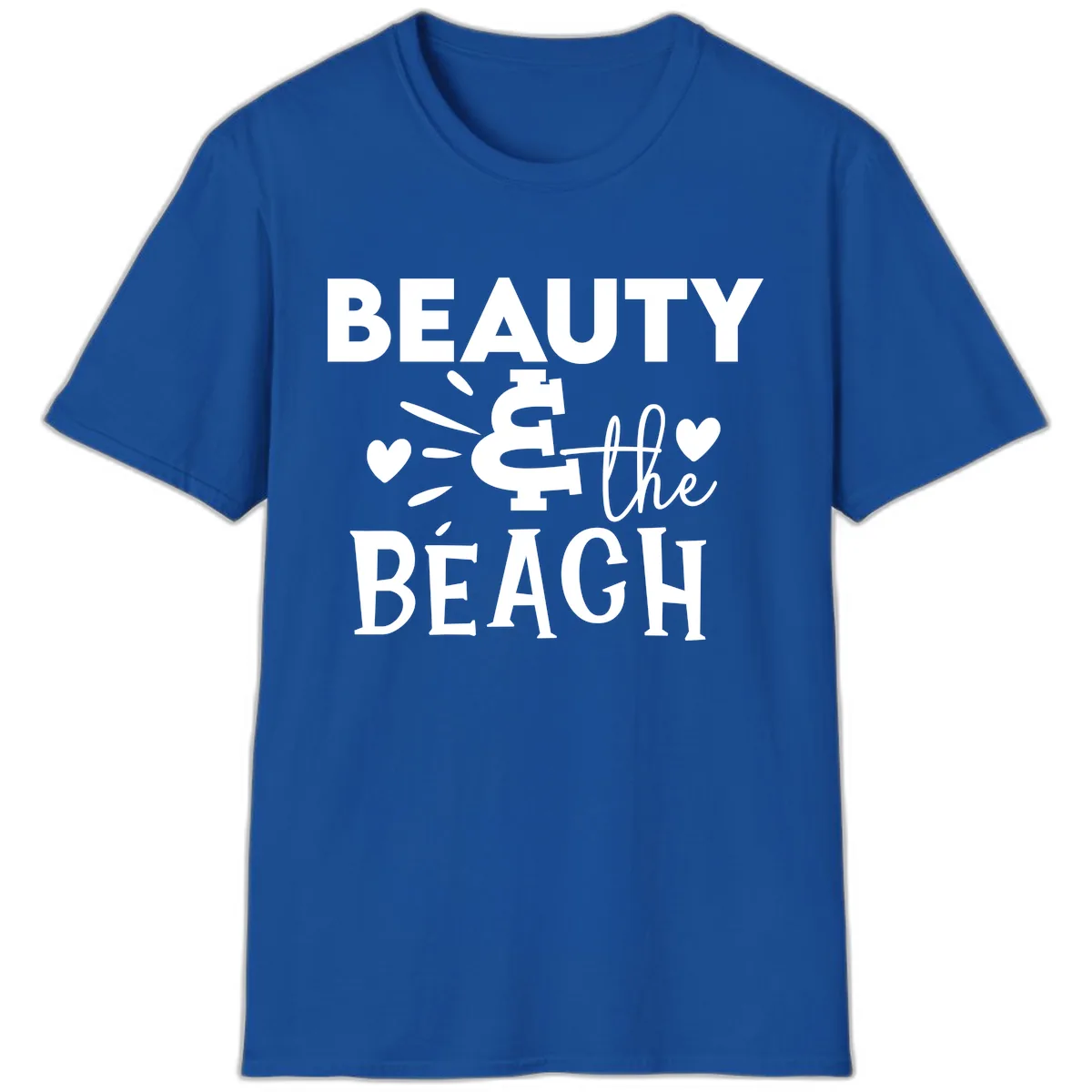 Beauty & The Beach T-Shirt in Royal