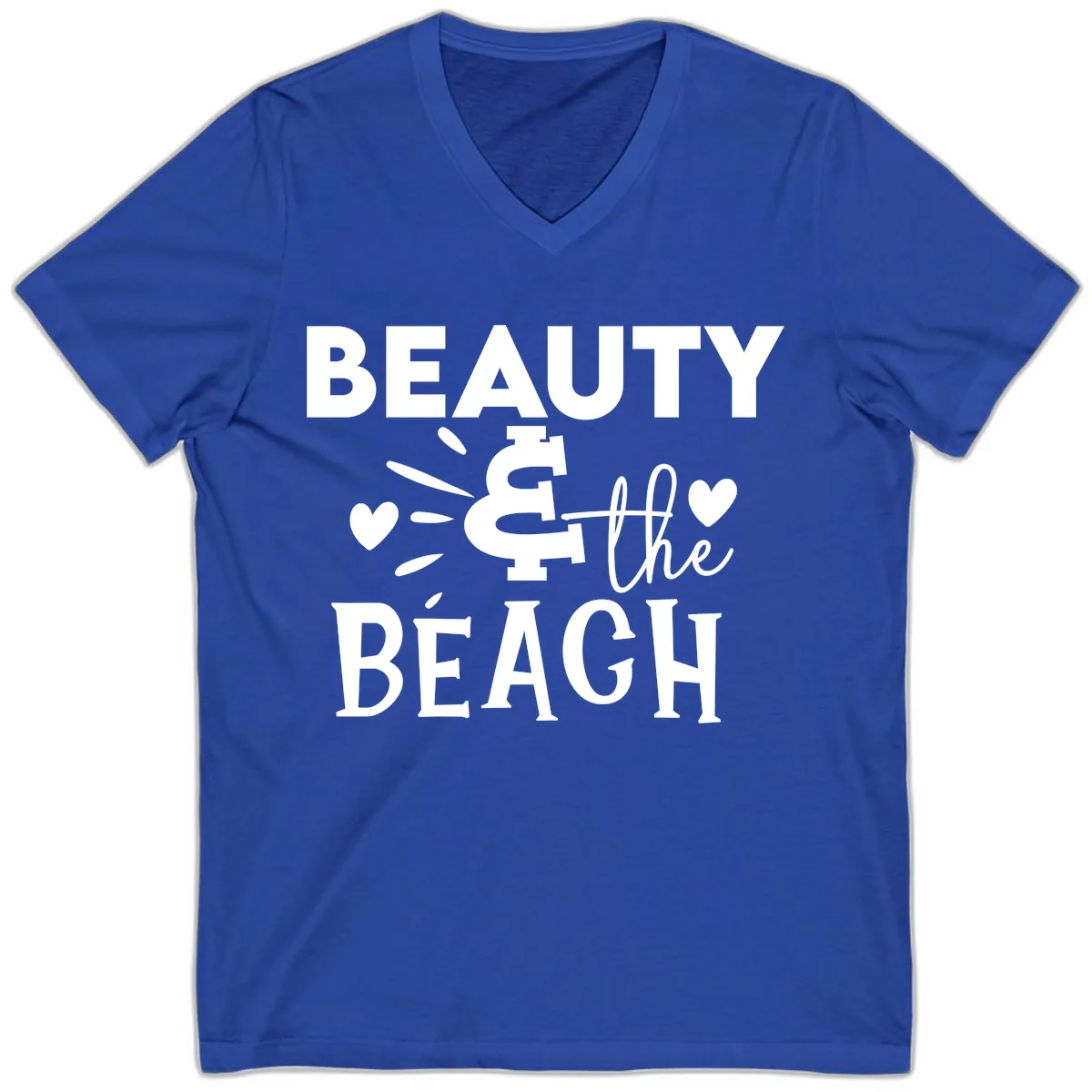 Beauty & The Beach V-Neck in True Royal