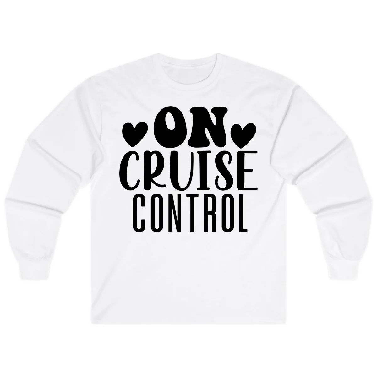 On Cruise Control Long Sleeve in White