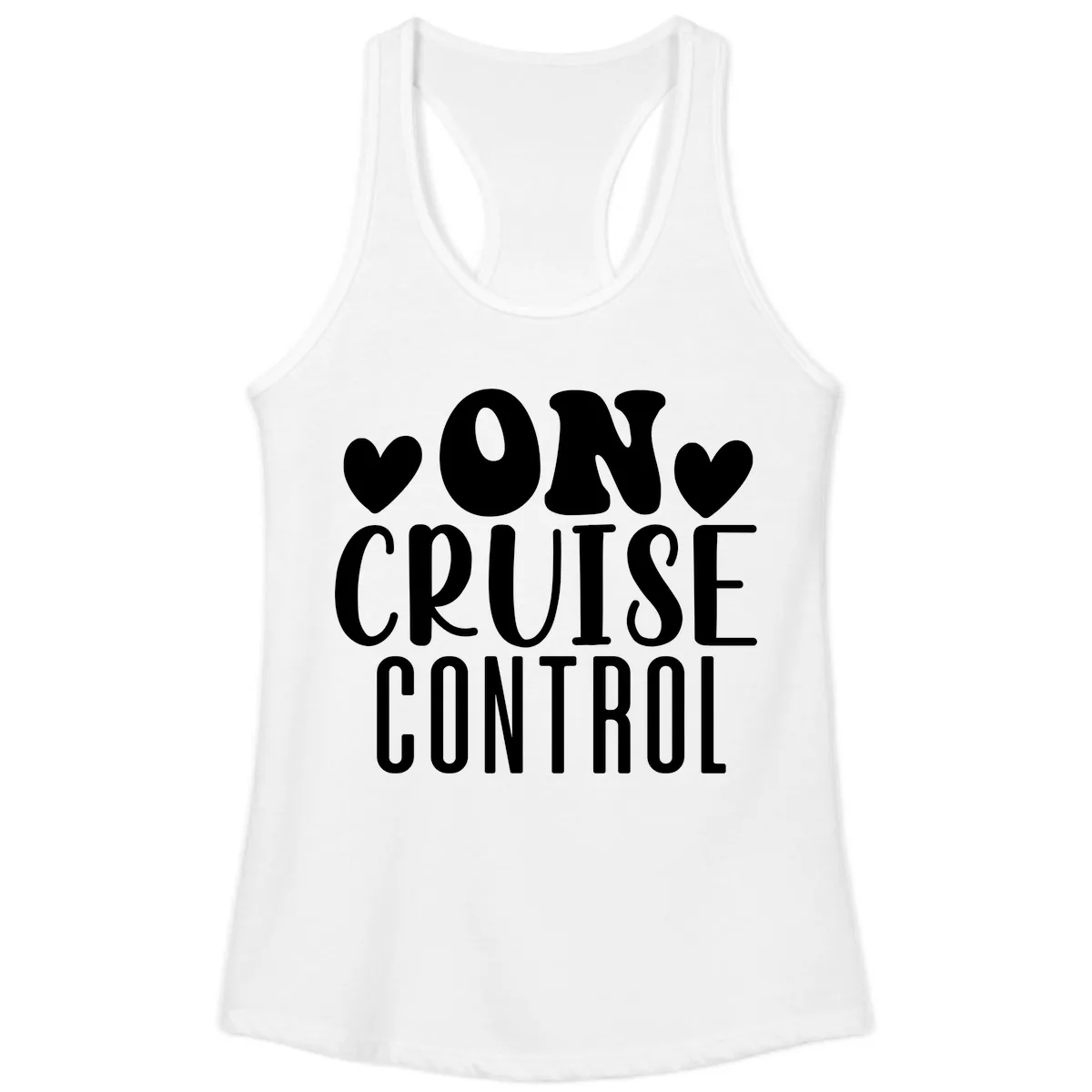 On Cruise Control Ladies Tank in White