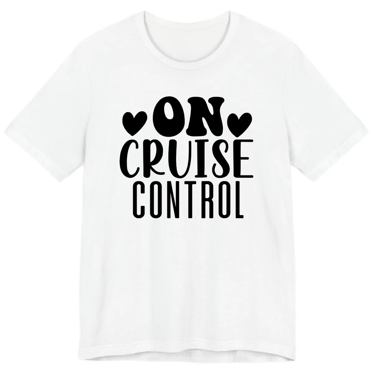 On Cruise Control Premium T-Shirt in White