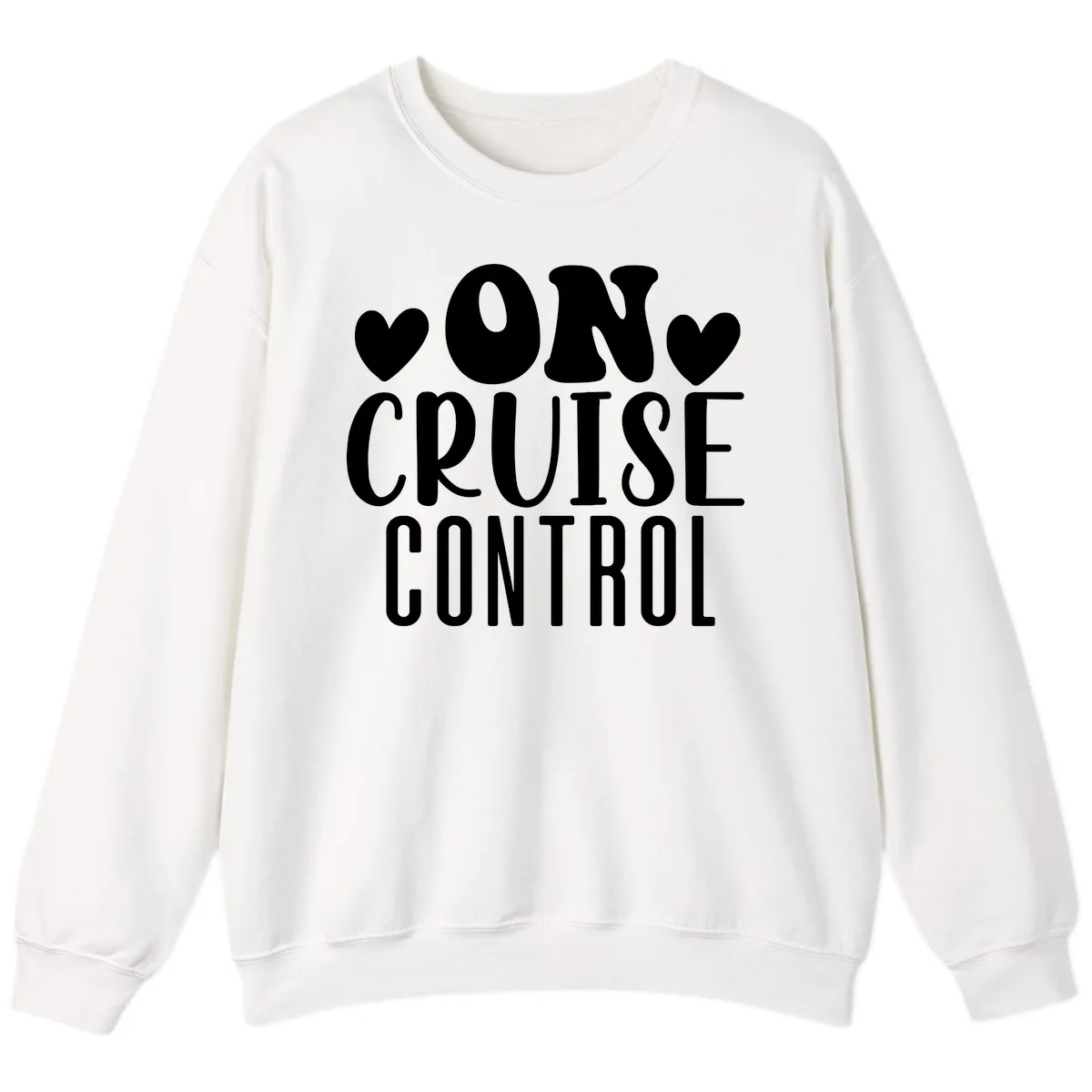 On Cruise Control Sweatshirt in White
