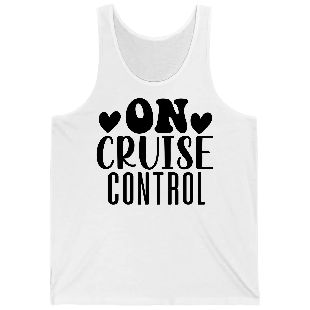 On Cruise Control Tank in White