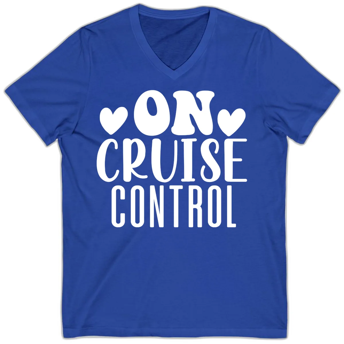 On Cruise Control V-Neck in True Royal