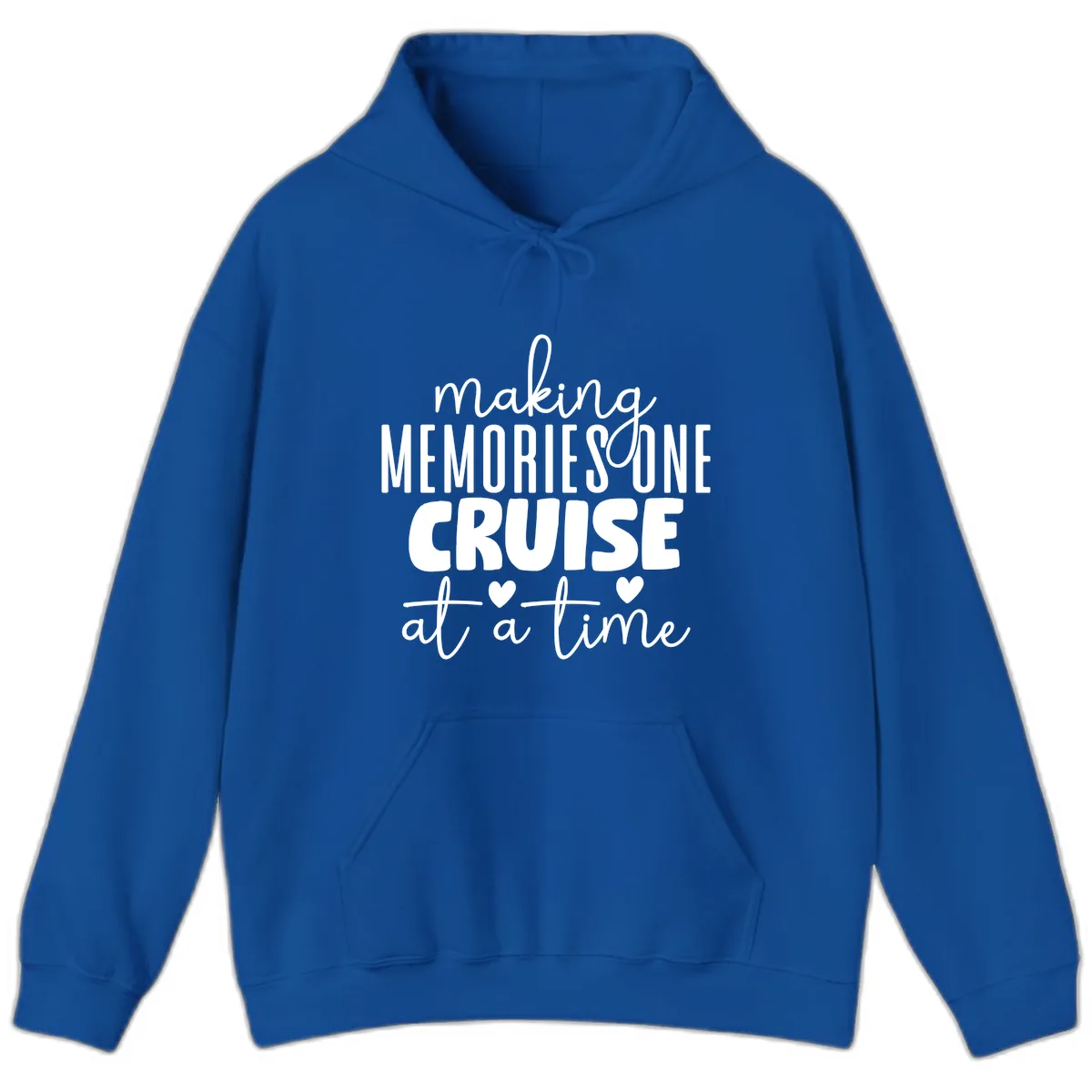 Making Memories One Cruise At A Time Hoodie in Royal