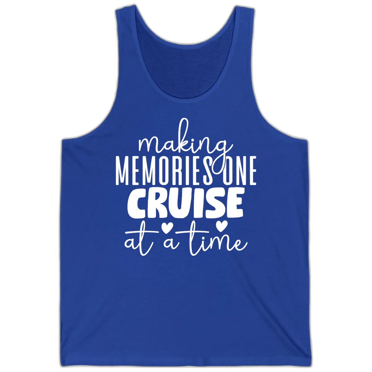 Making Memories One Cruise At A Time Tank in True Royal