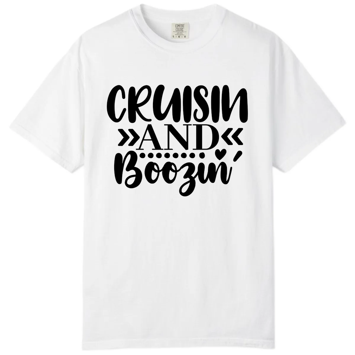 Cruisin' And Boozing Comfort Color in White