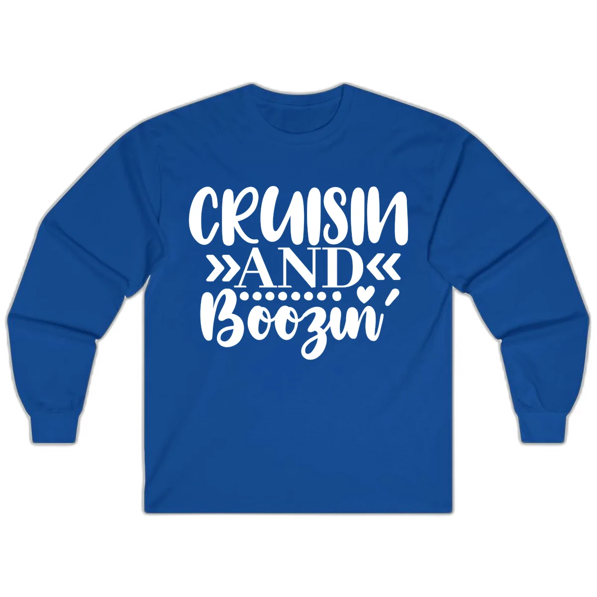 Cruisin' And Boozing Long Sleeve in Royal