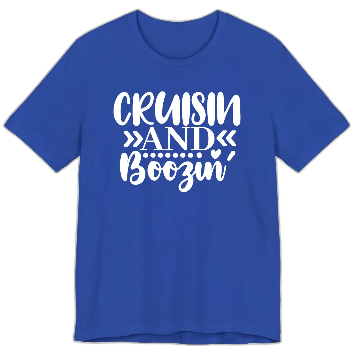 Cruisin' And Boozing Premium T-Shirt in True Royal