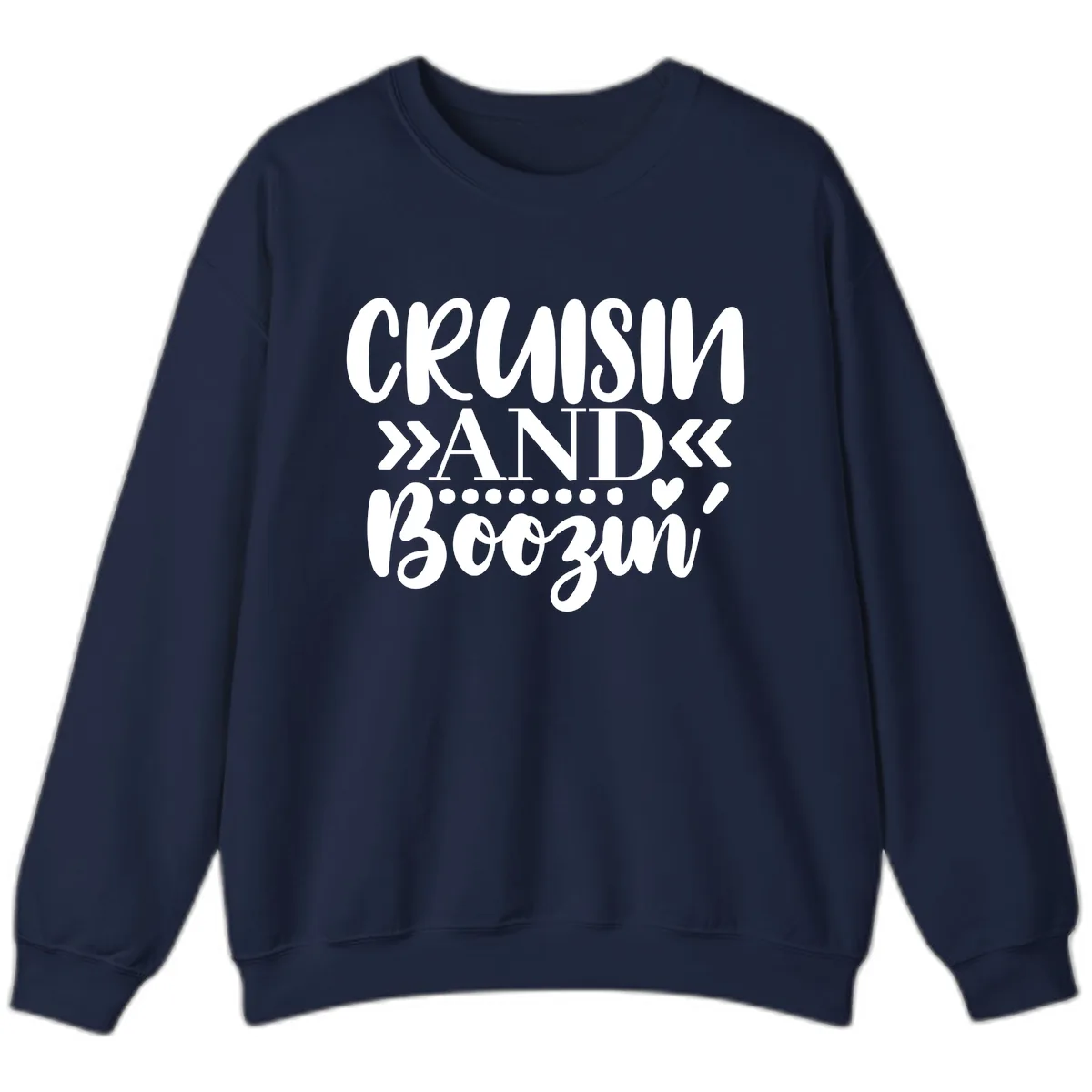 Cruisin' And Boozing Sweatshirt in Navy