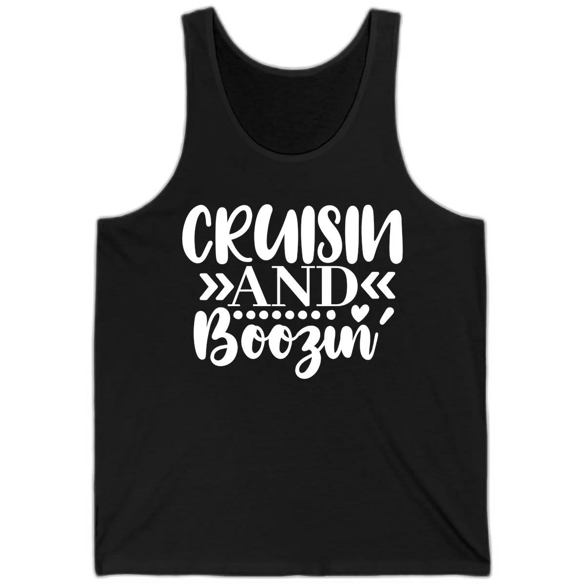 Cruisin' And Boozing Tank in Black