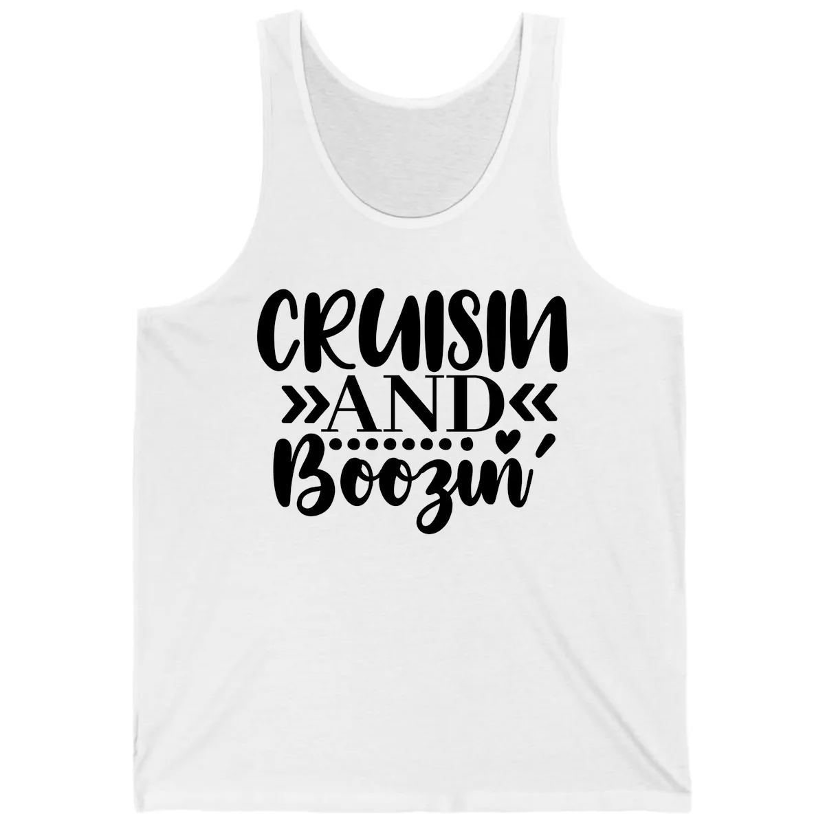Cruisin' And Boozing Tank in White