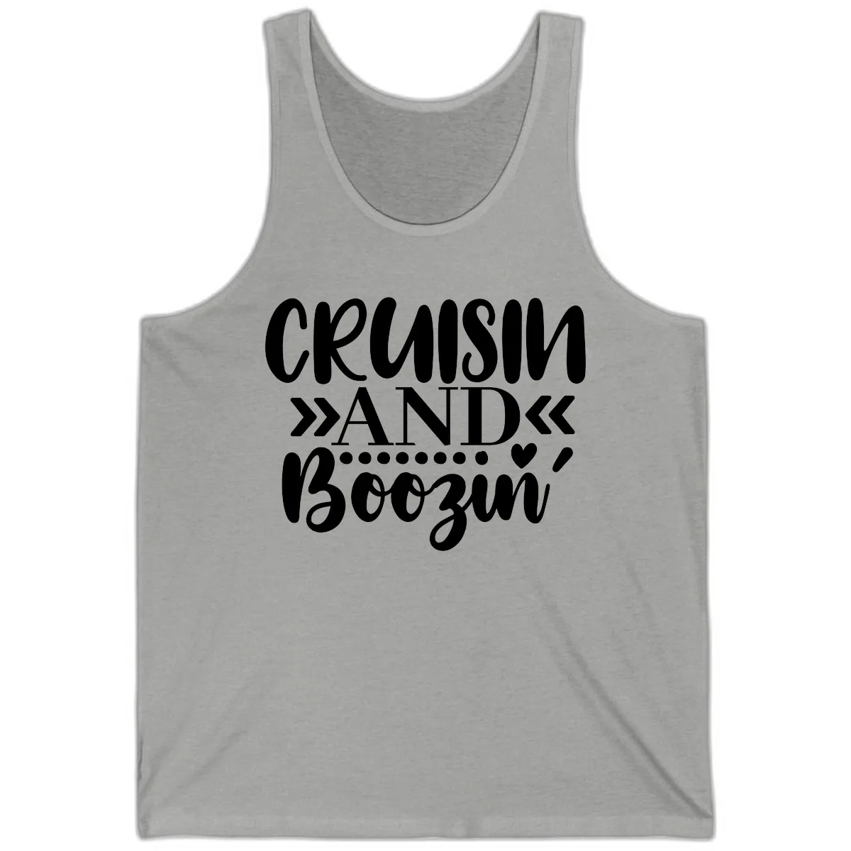 Cruisin' And Boozing Tank in Athletic Heather