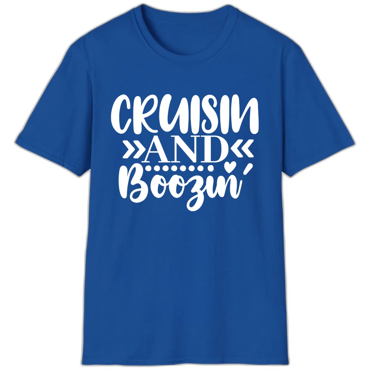 Cruisin' And Boozing T-Shirt in Royal