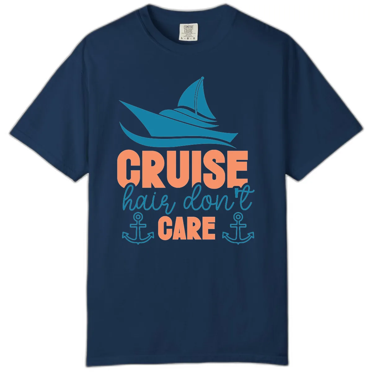 Cruise Hair Don't Care Comfort Color in Navy
