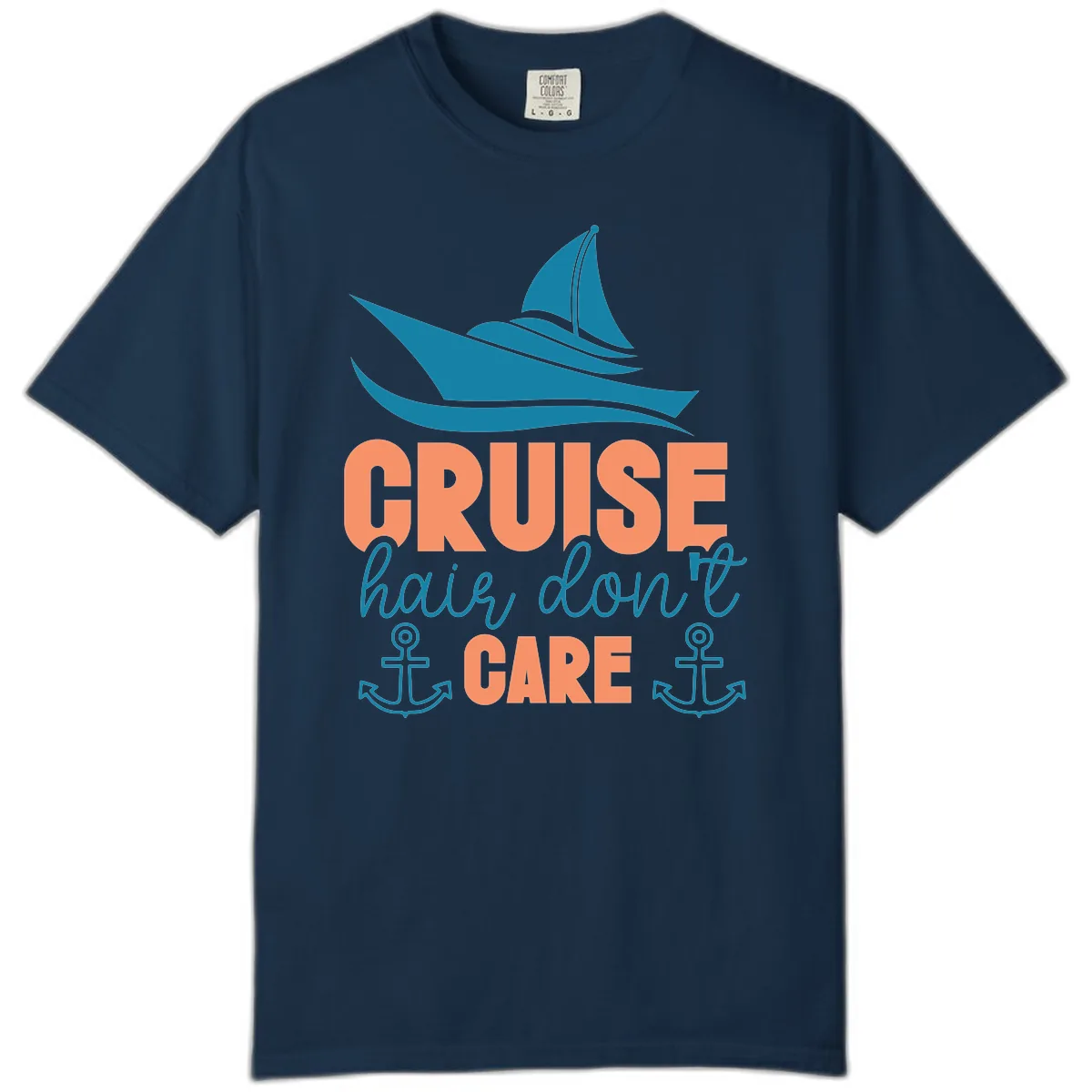 Cruise Hair Don't Care Comfort Color in True Navy