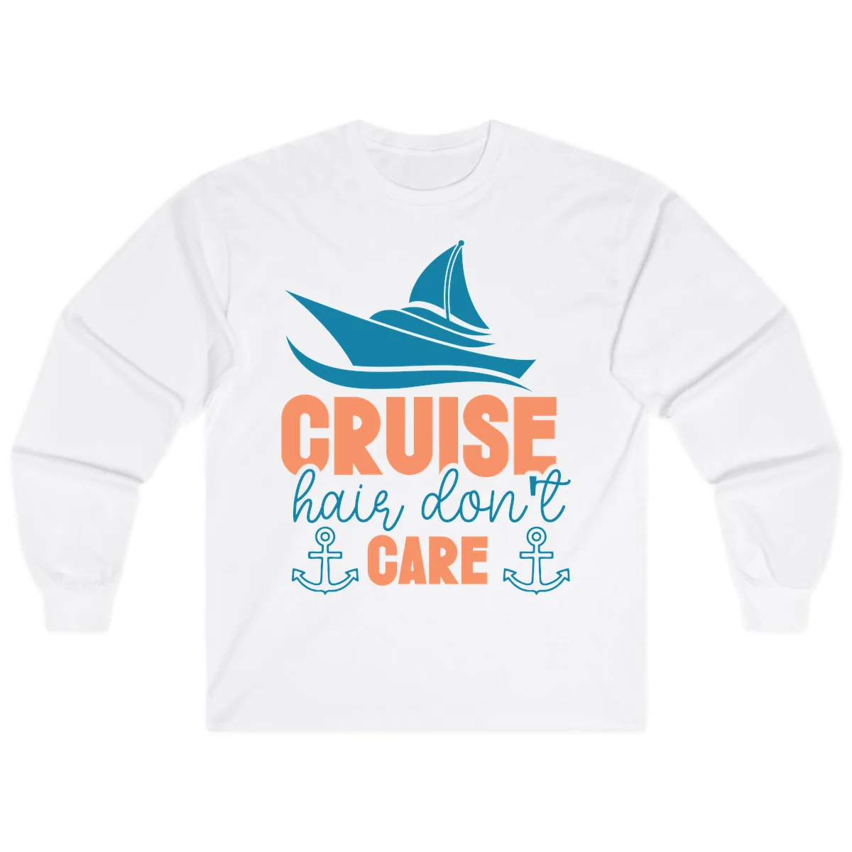 Cruise Hair Don't Care Long Sleeve in White
