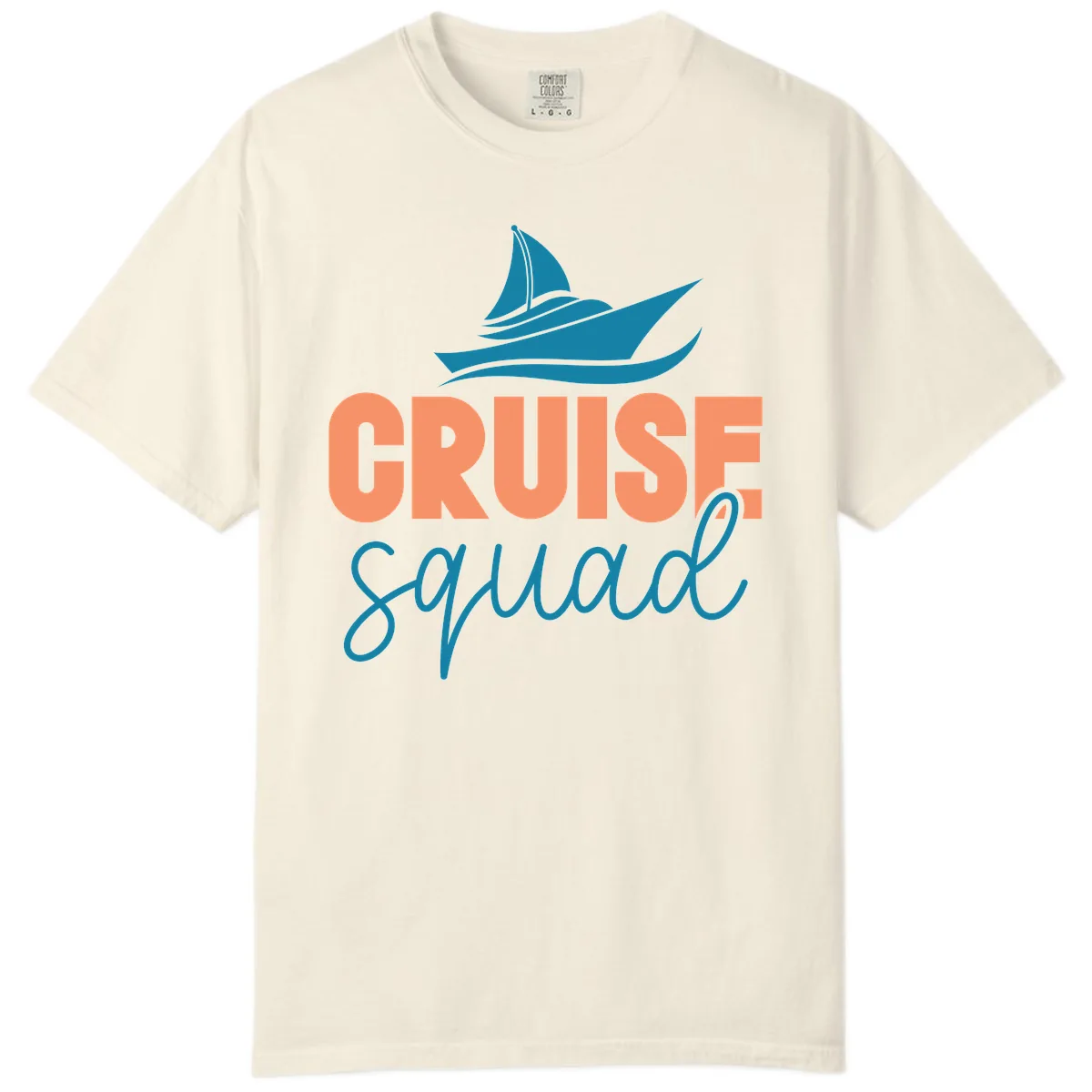 Cruise Squad Sailboat Comfort Color in Ivory