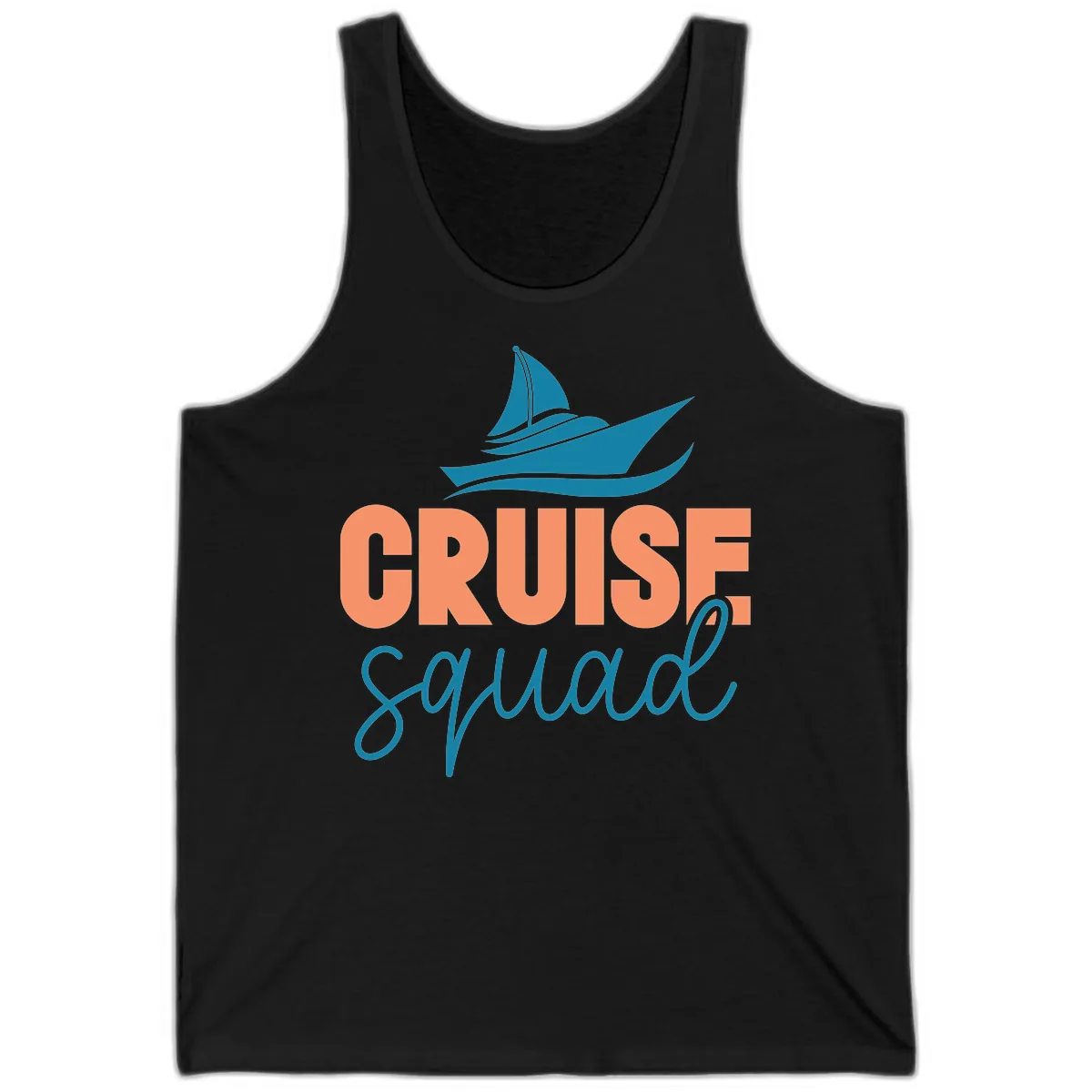 Cruise Squad Sailboat Tank in Black