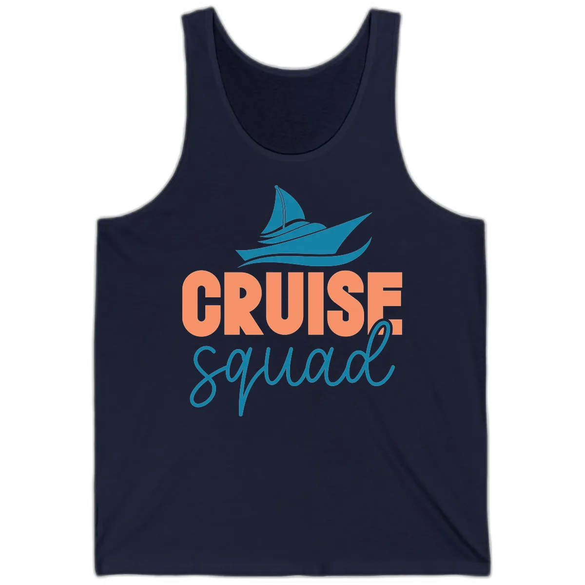 Cruise Squad Sailboat Tank in Navy