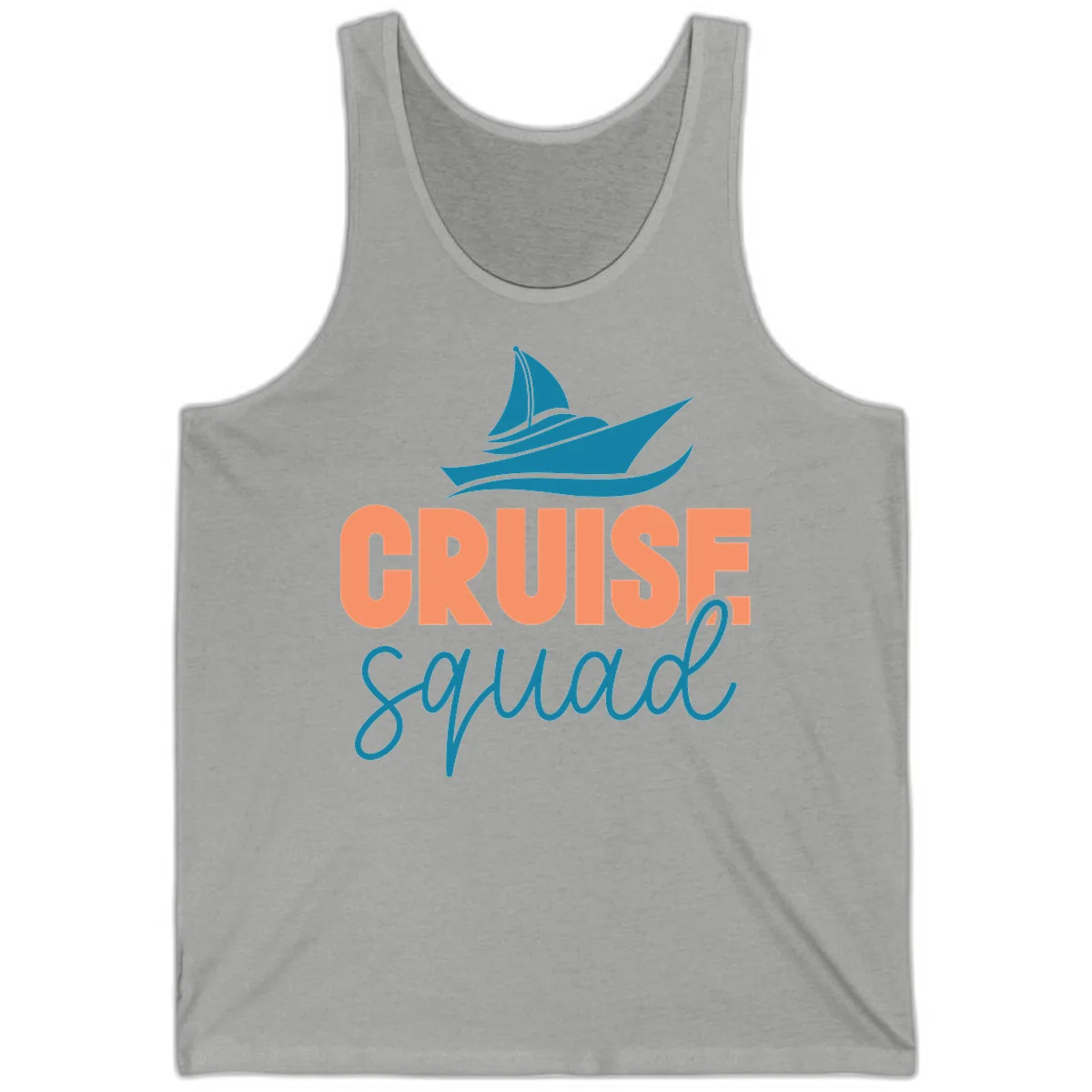 Cruise Squad Sailboat Tank in Athletic Heather