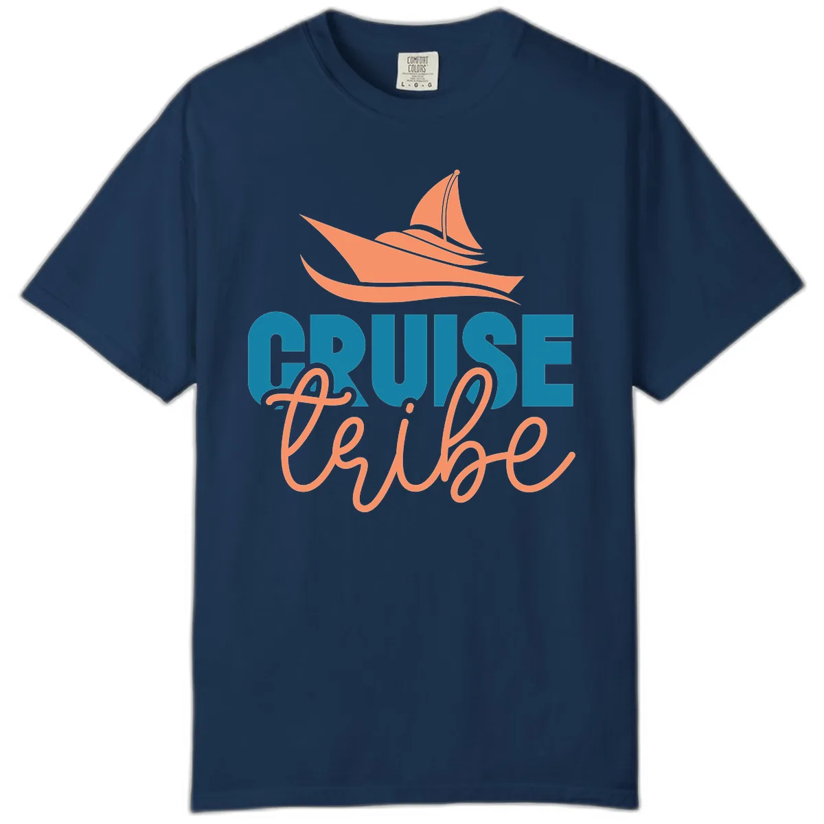 Cruise Vibe Comfort Color in Navy
