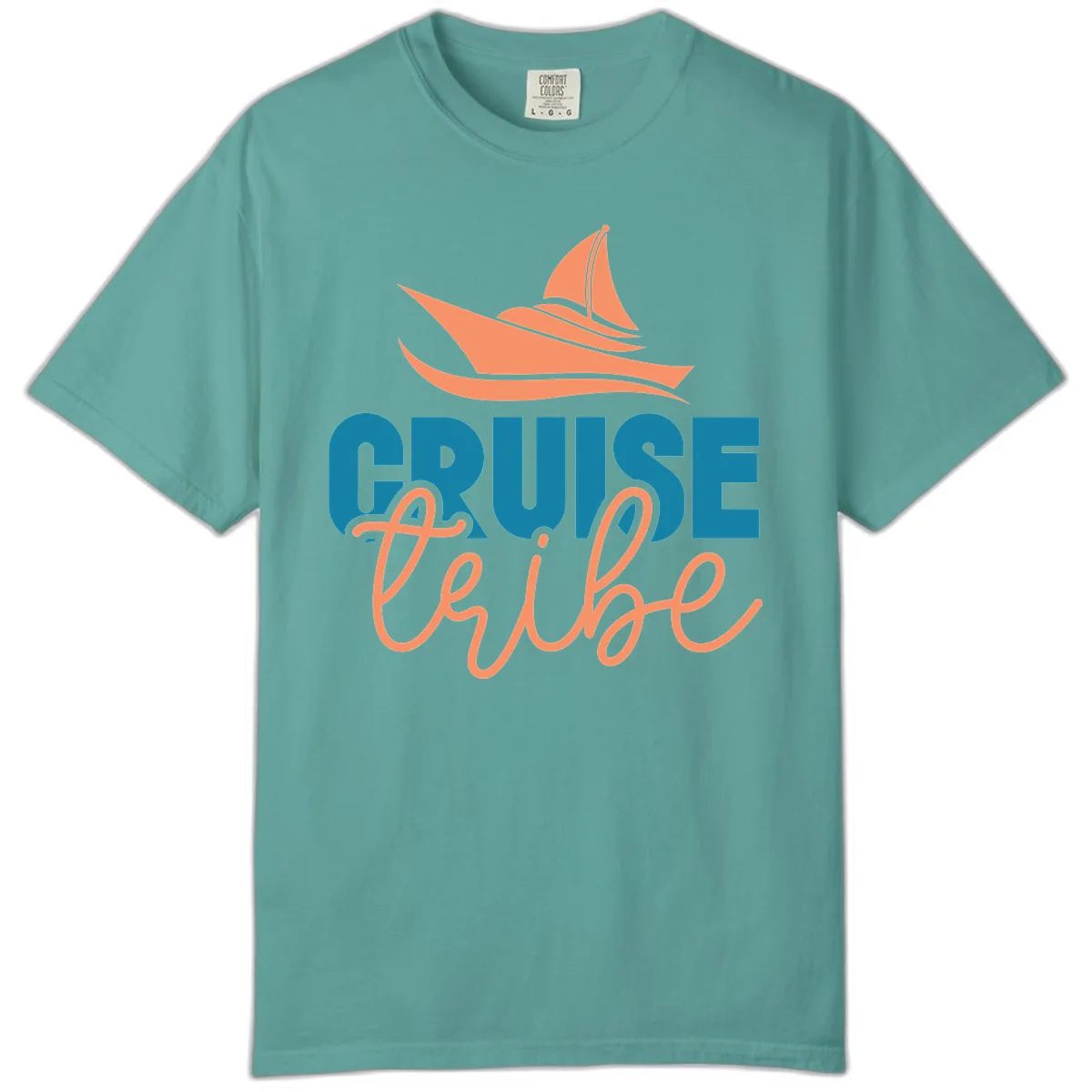 Cruise Vibe Comfort Color in Seafoam