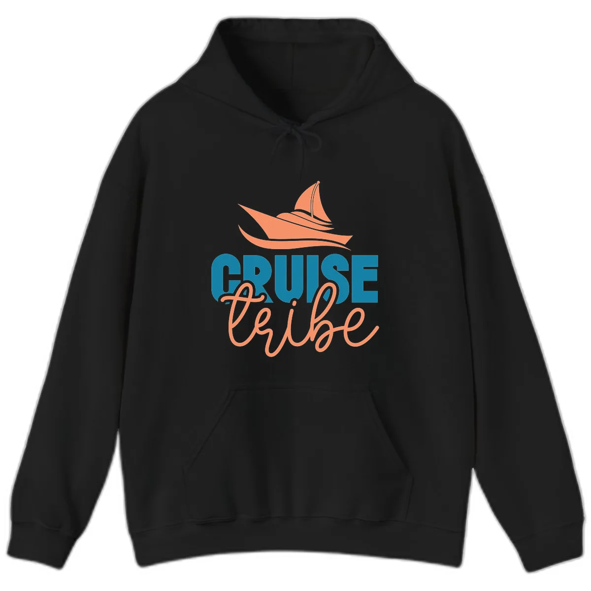 Cruise Vibe Hoodie in Black