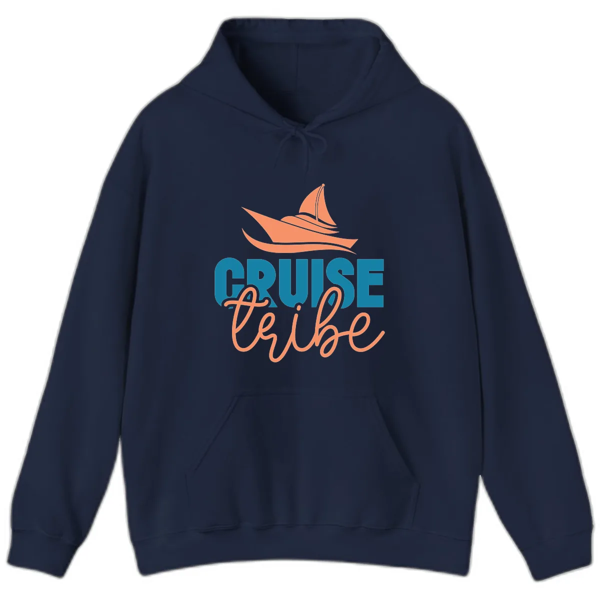 Cruise Vibe Hoodie in Navy
