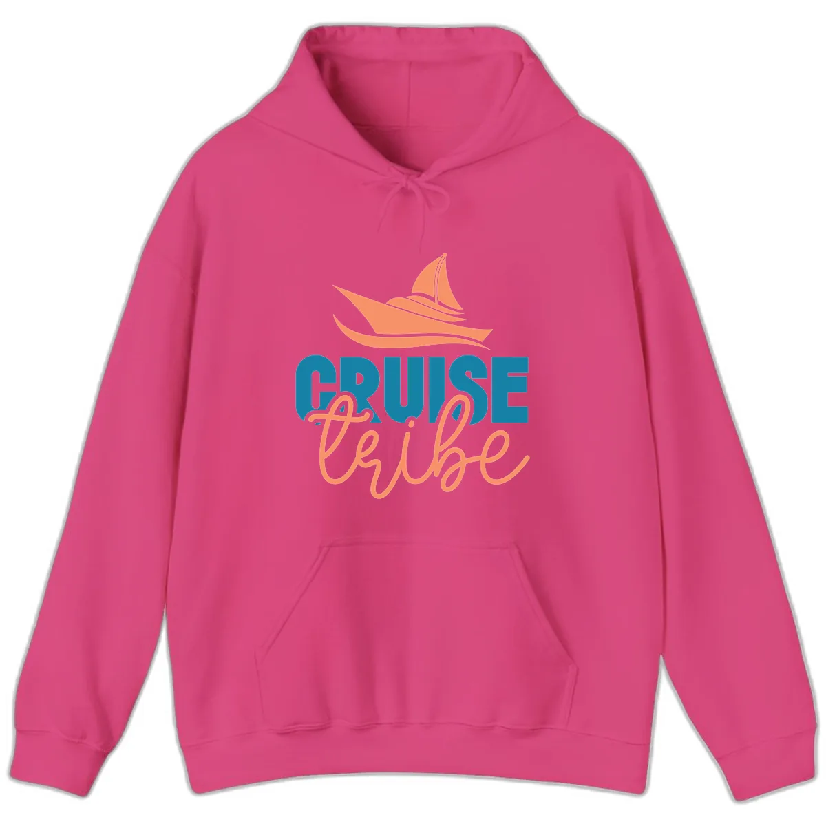 Cruise Vibe Hoodie in Heliconia