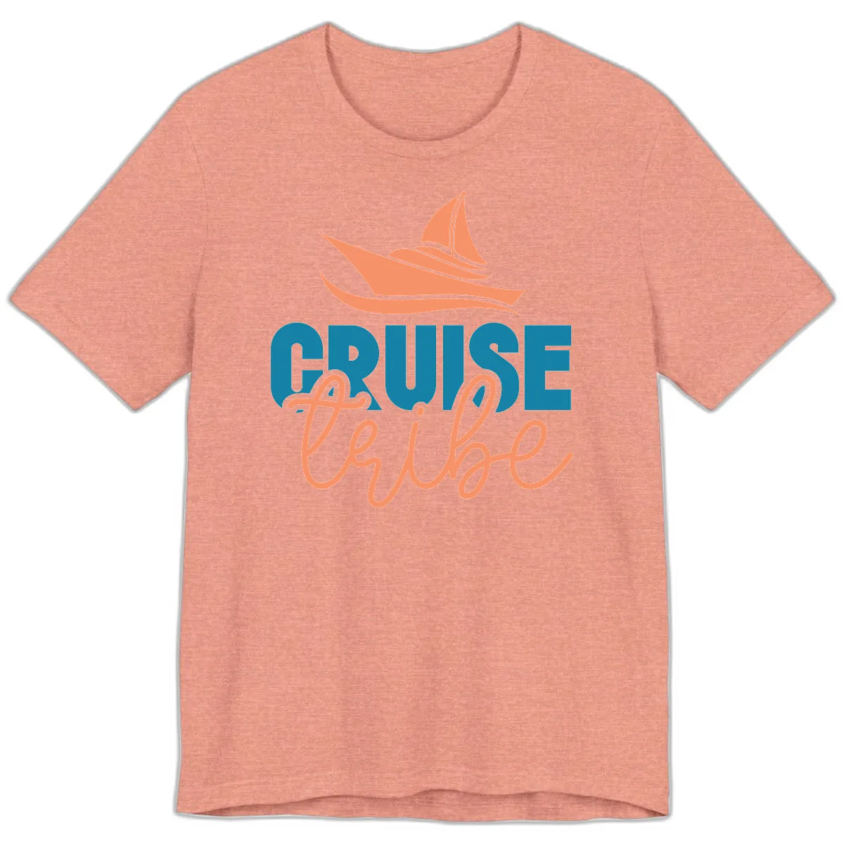 Cruise Vibe Premium T-Shirt in Heather Sunset
