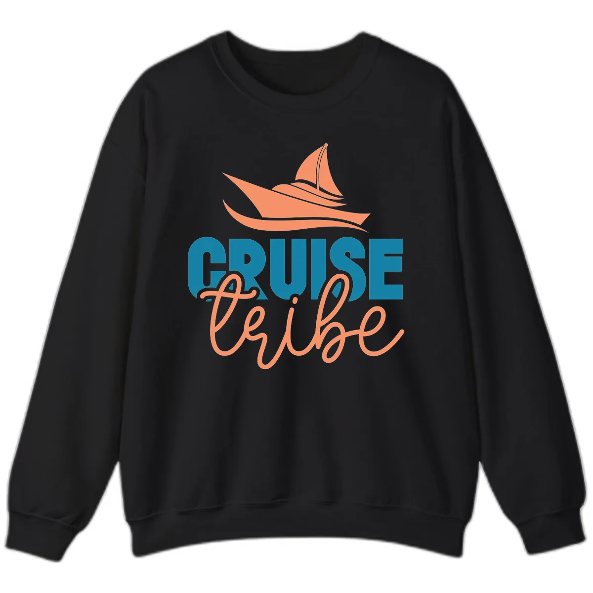 Cruise Vibe Sweatshirt in Black