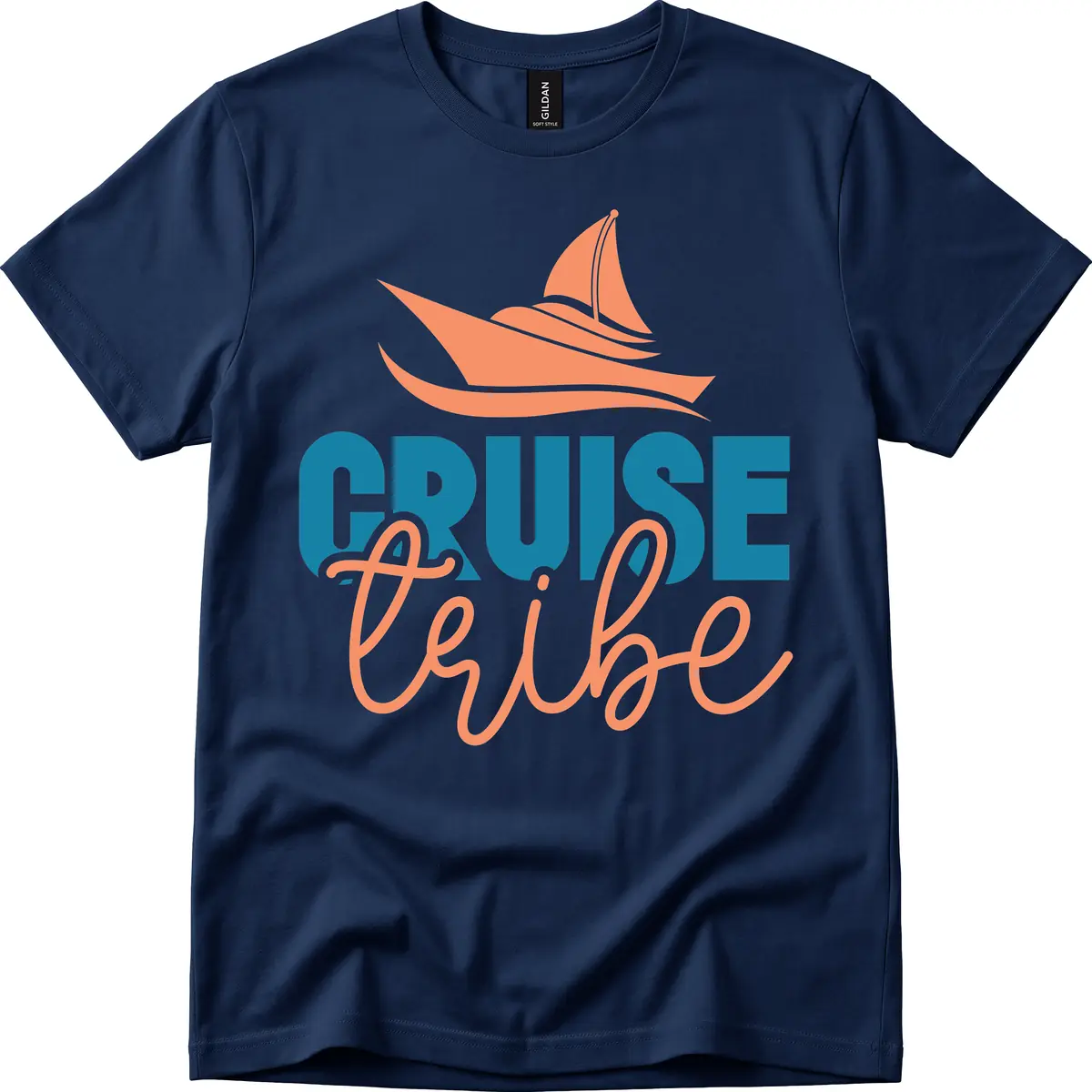 Cruise Vibe T-Shirt in Navy