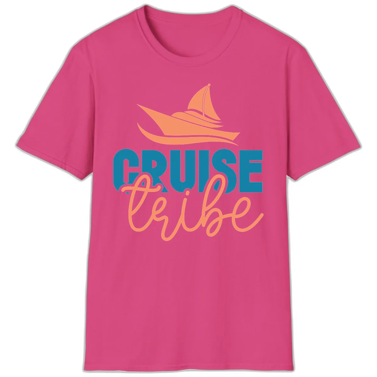 Cruise Vibe T-Shirt in Heliconia