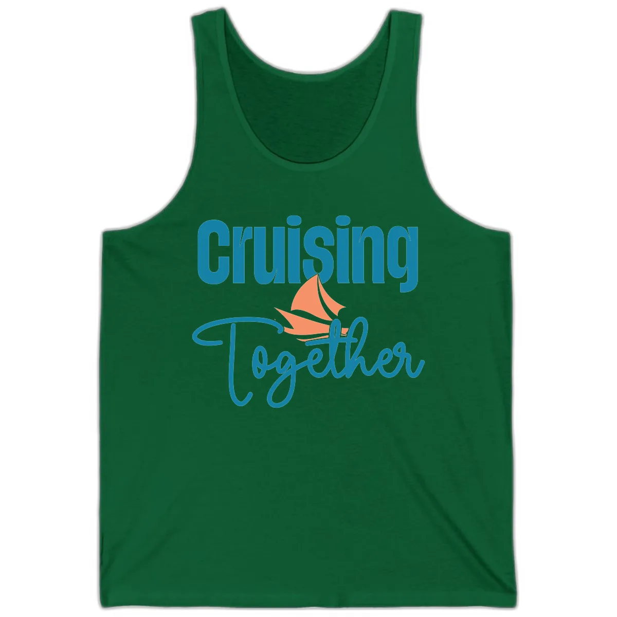 Cruising Together Sailboat Tank in Kelly