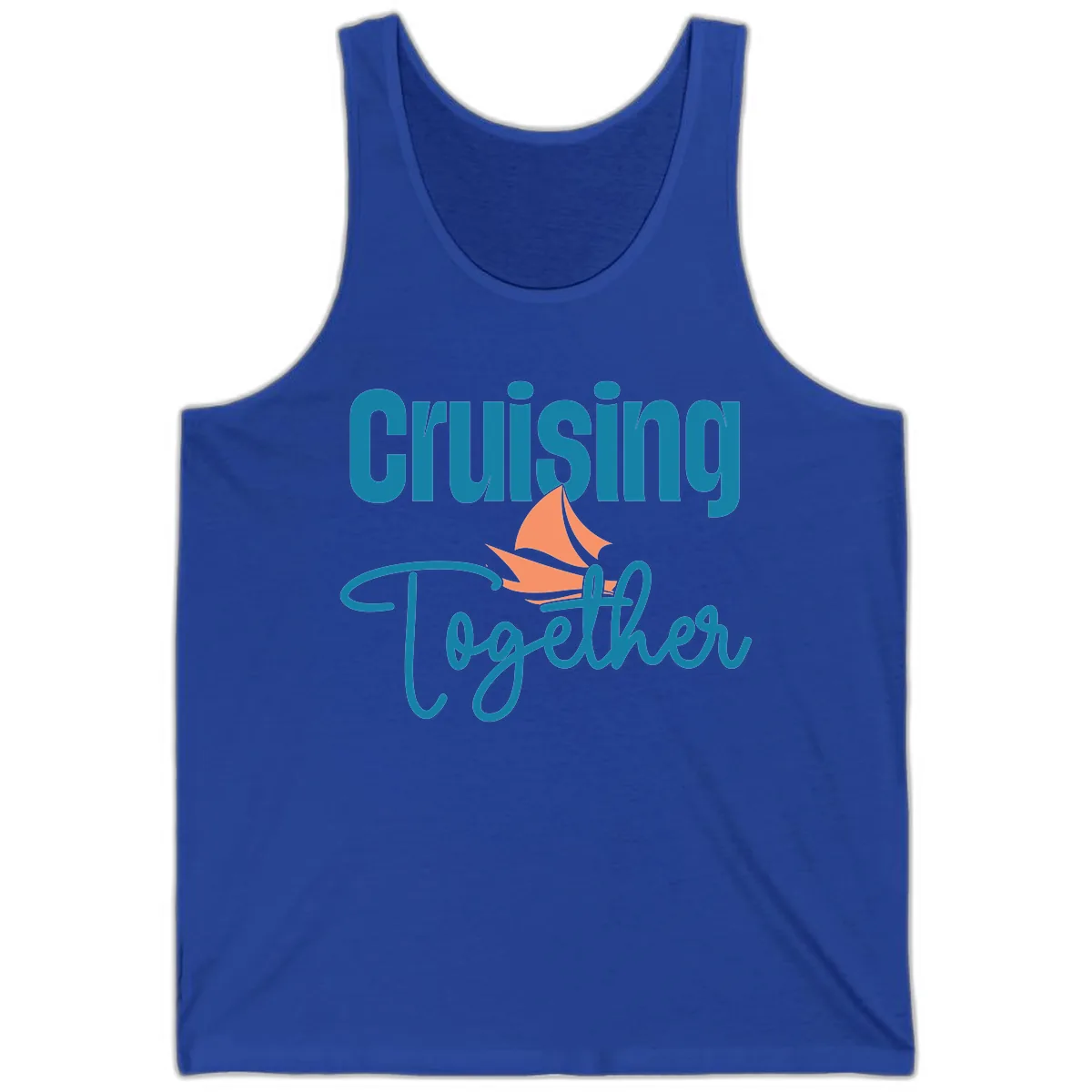 Cruising Together Sailboat Tank in True Royal
