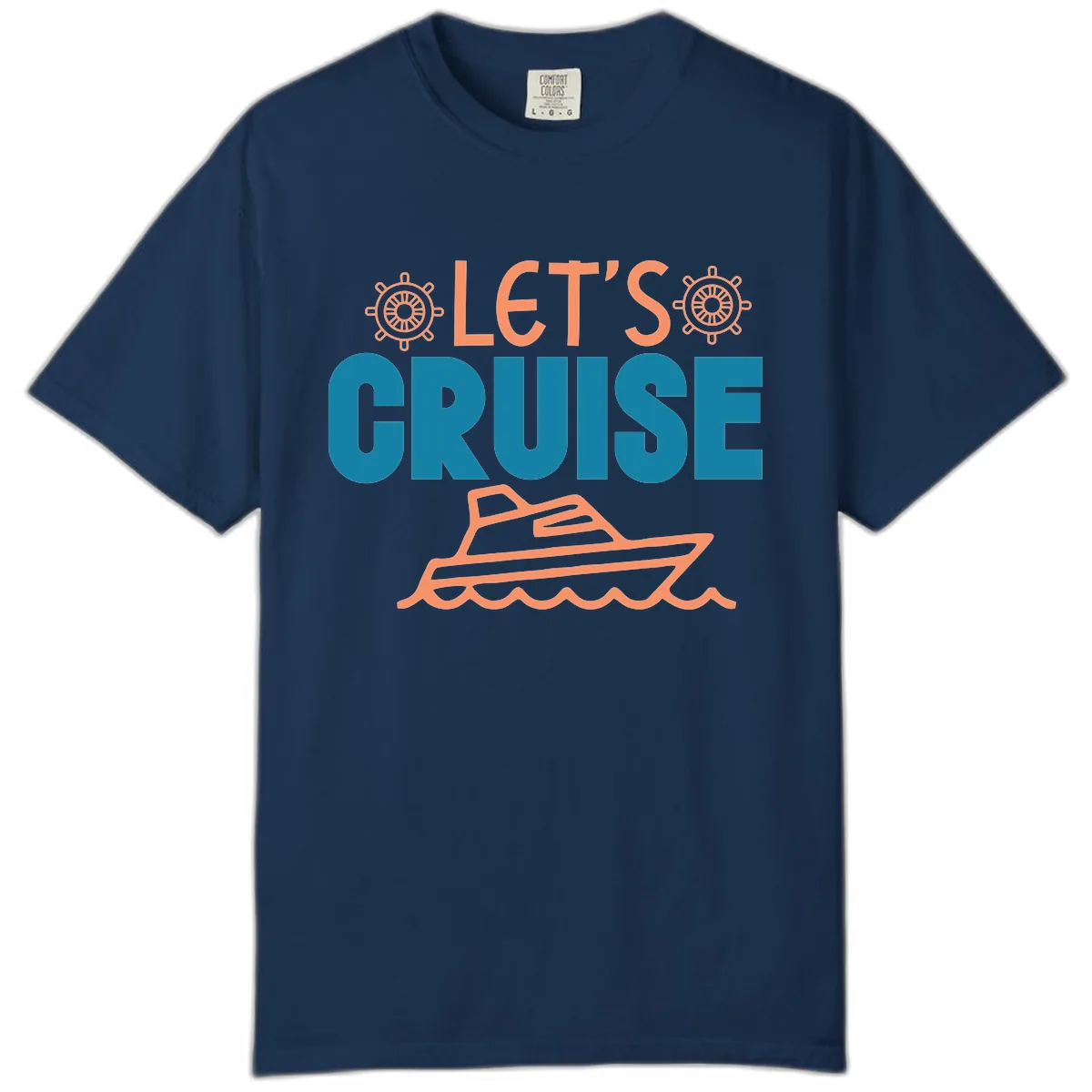 Let's Cruise Comfort Color in Navy