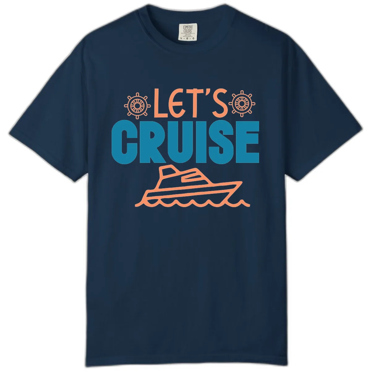 Let's Cruise Comfort Color in True Navy
