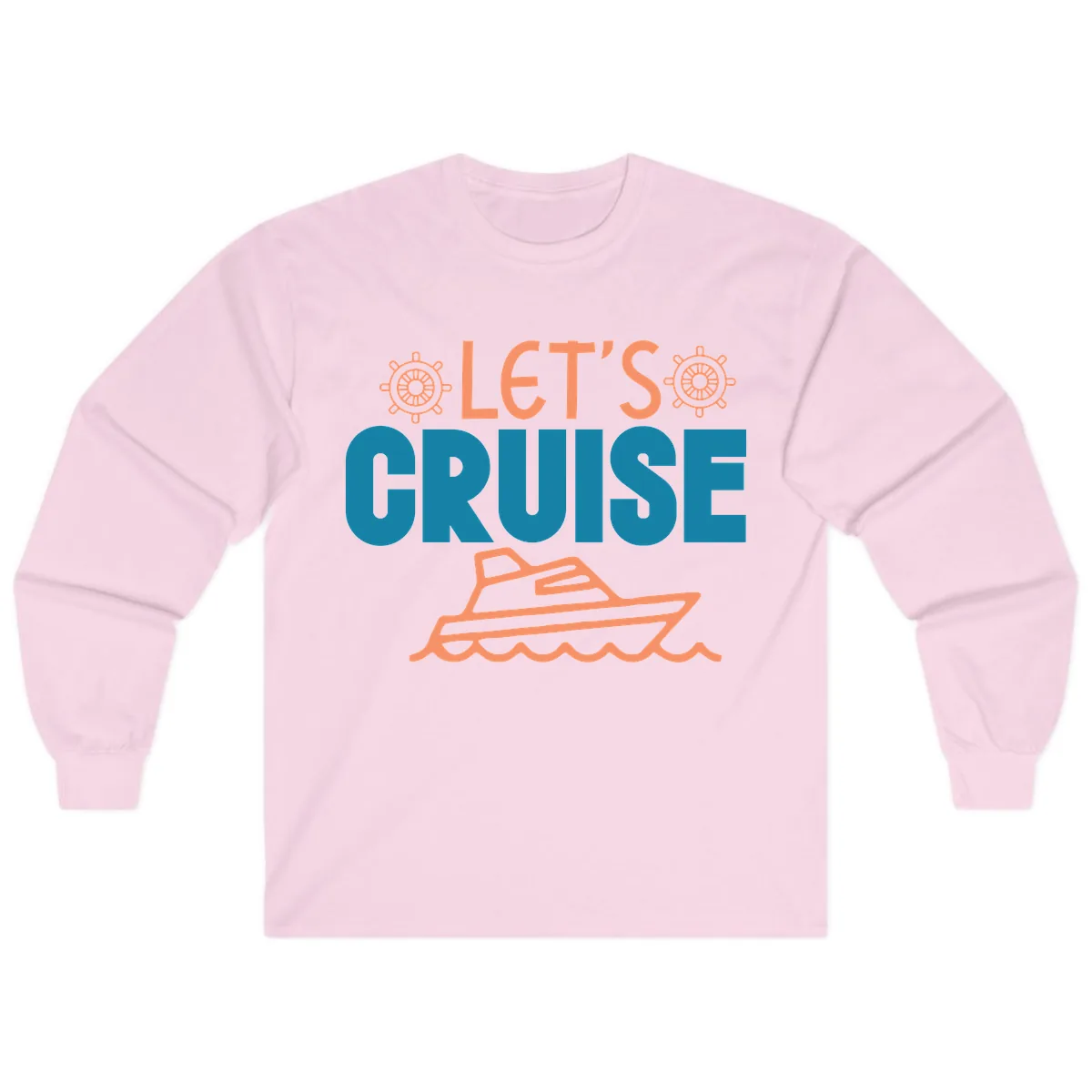 Let's Cruise Long Sleeve in Light Pink