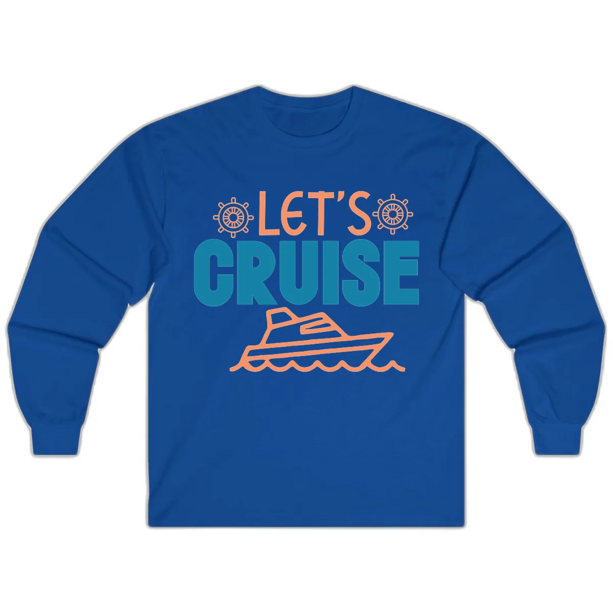 Let's Cruise Long Sleeve in Royal