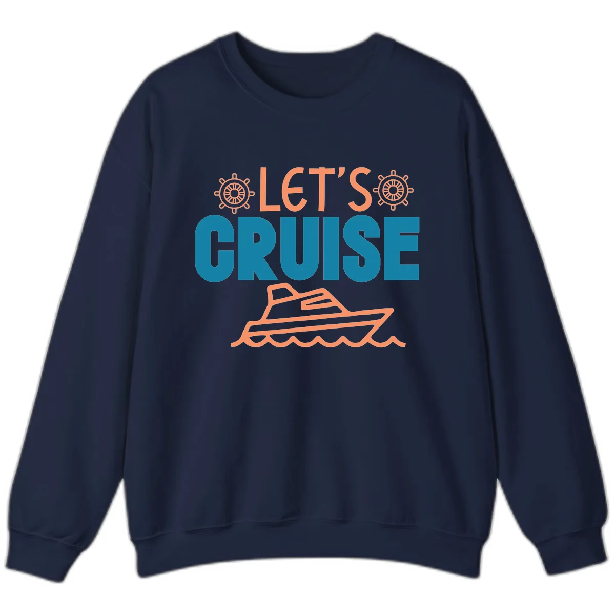 Let's Cruise Sweatshirt in Navy