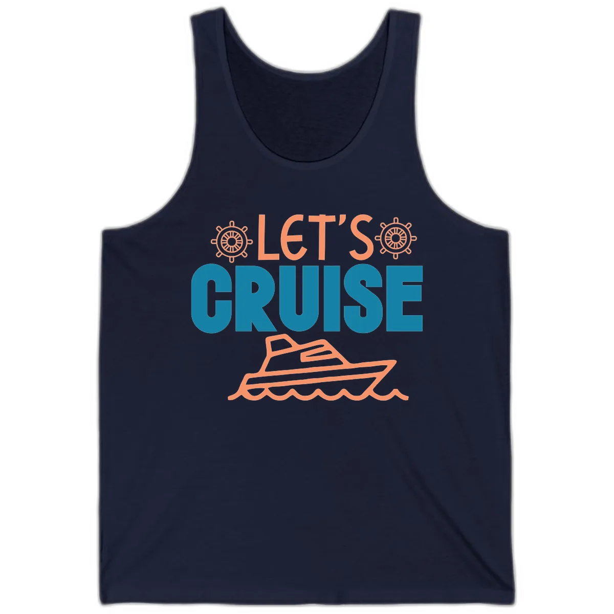 Let's Cruise Tank in Navy