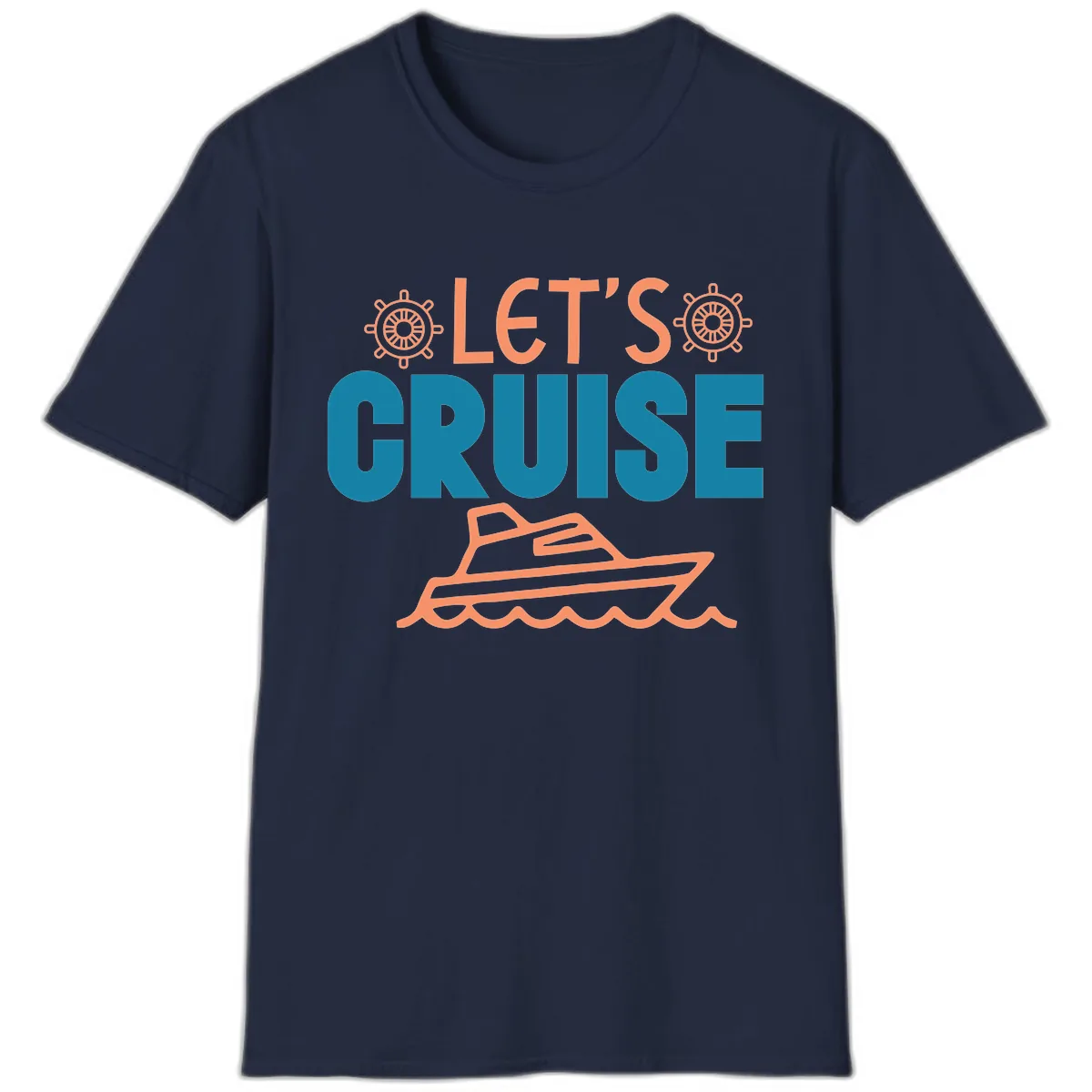 Let's Cruise T-Shirt in Navy