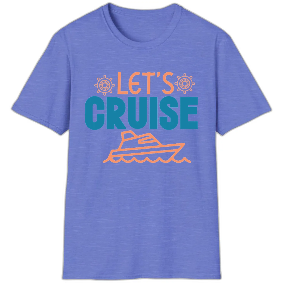 Let's Cruise T-Shirt in Heather Royal