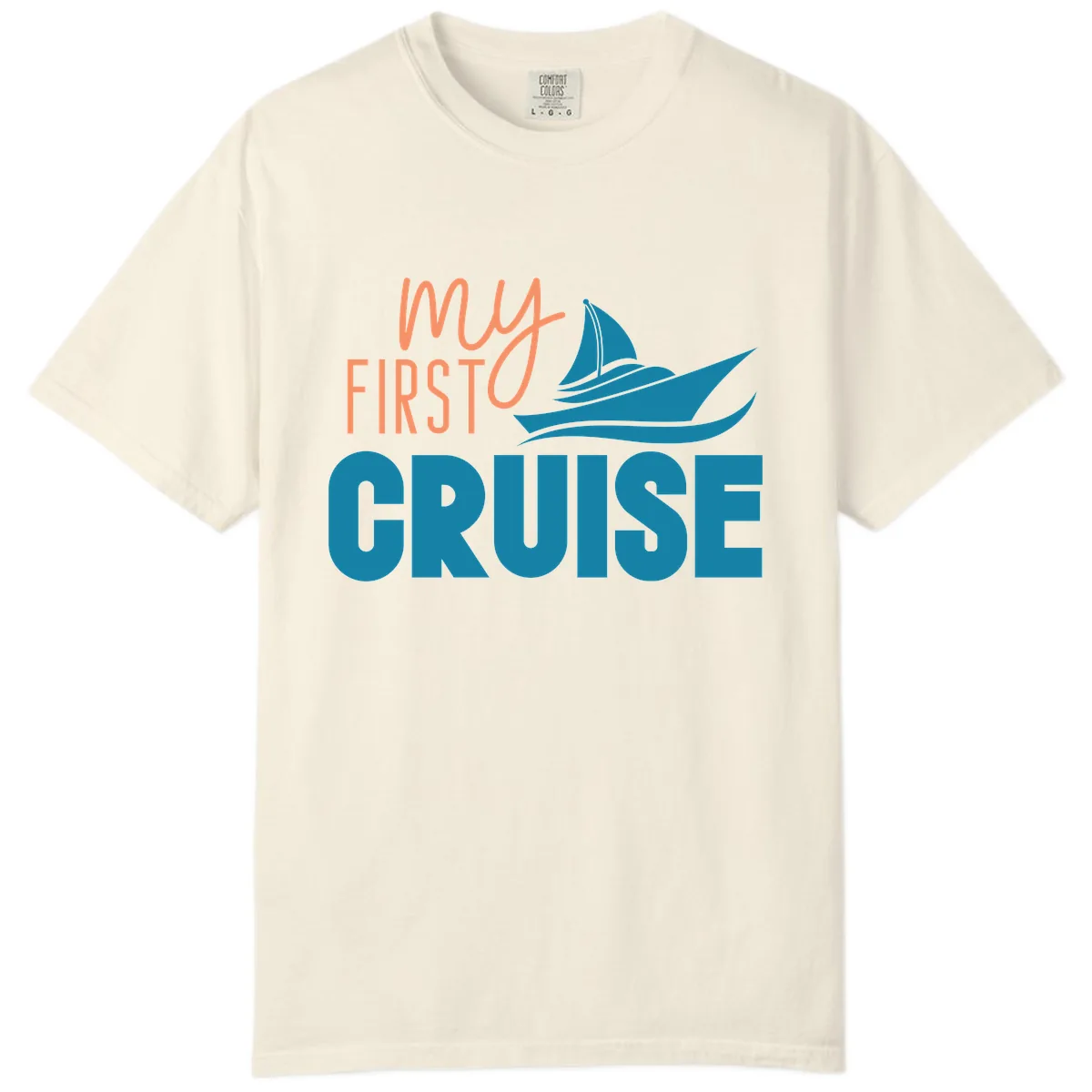 My First Cruise Comfort Color in Ivory