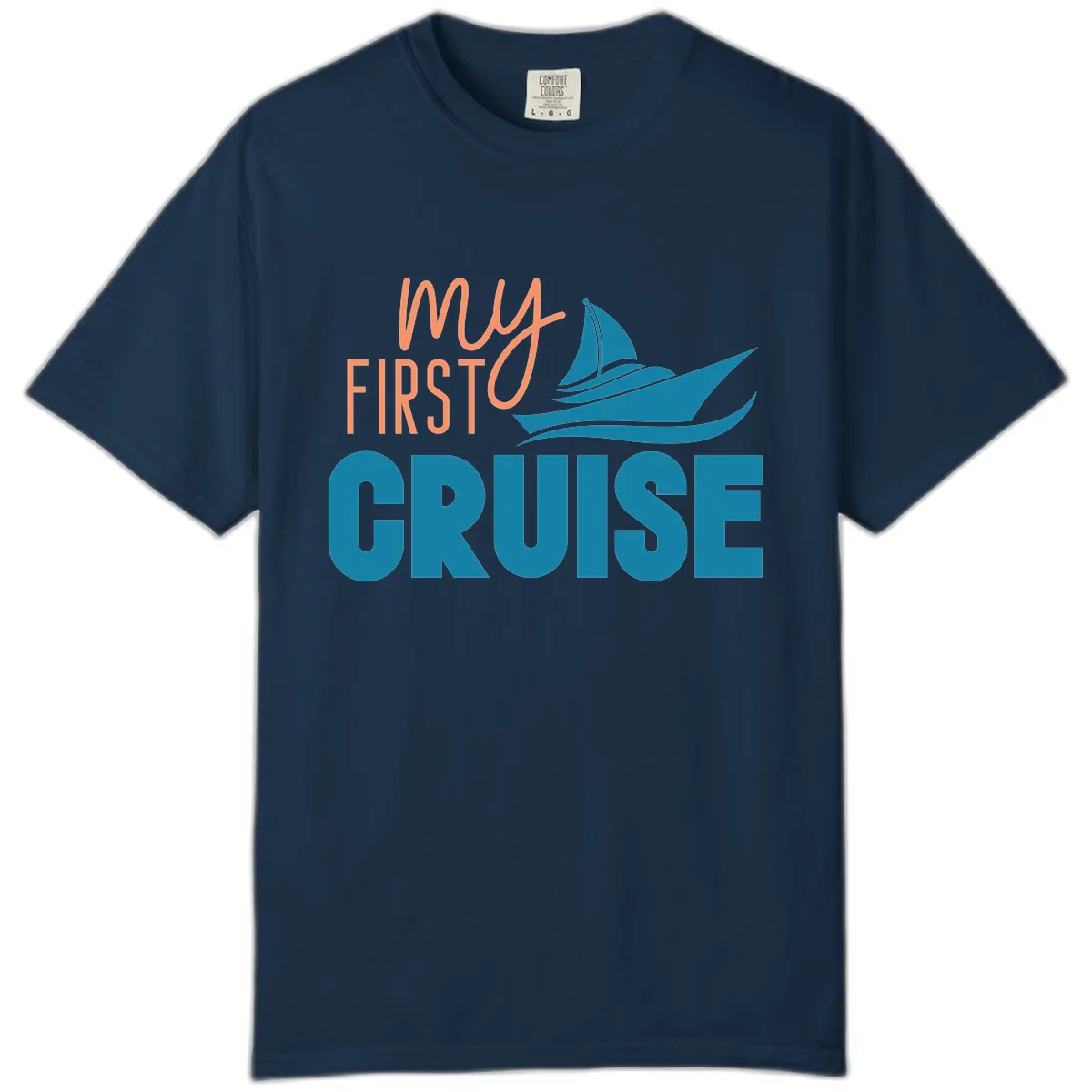My First Cruise Comfort Color in True Navy