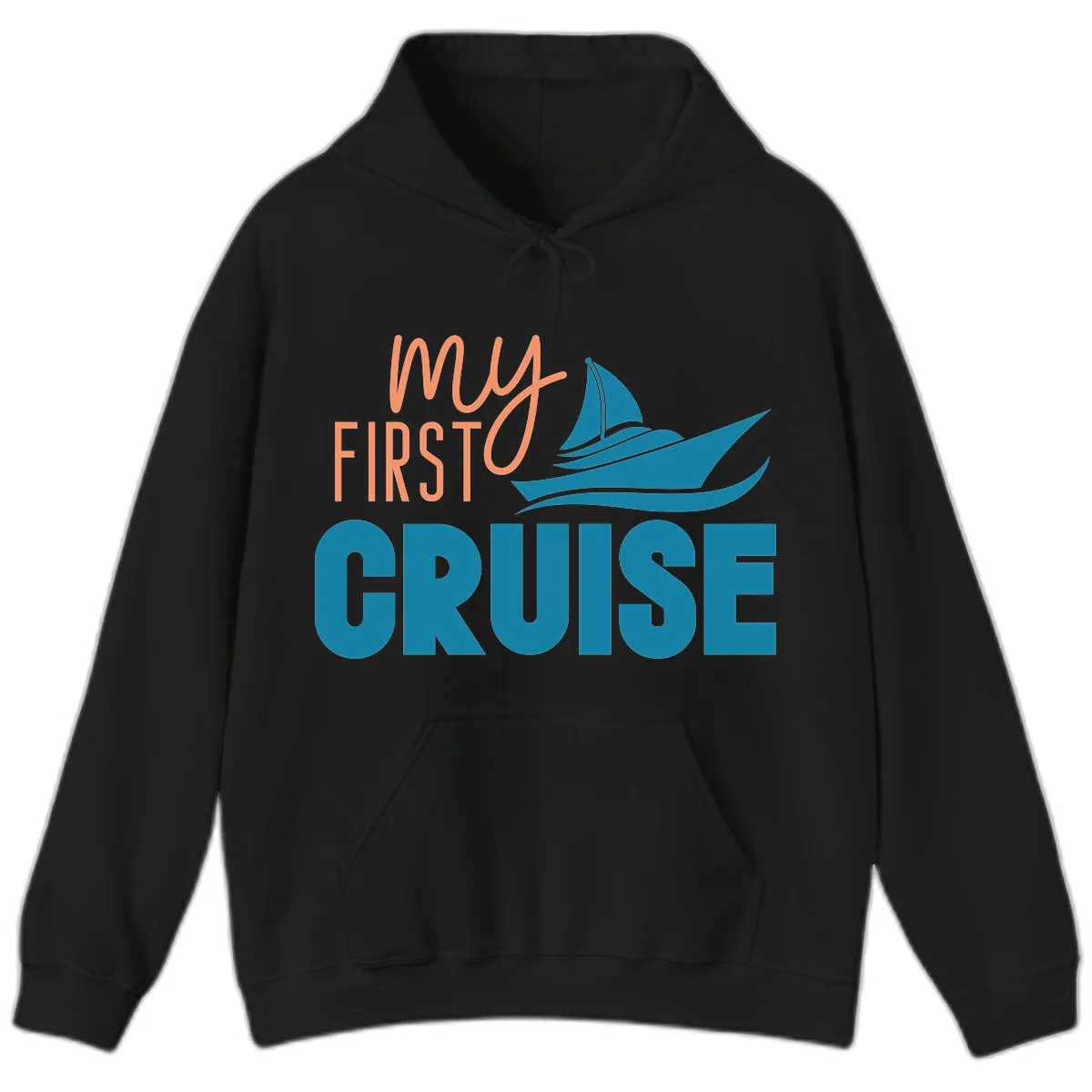 My First Cruise Hoodie in Black