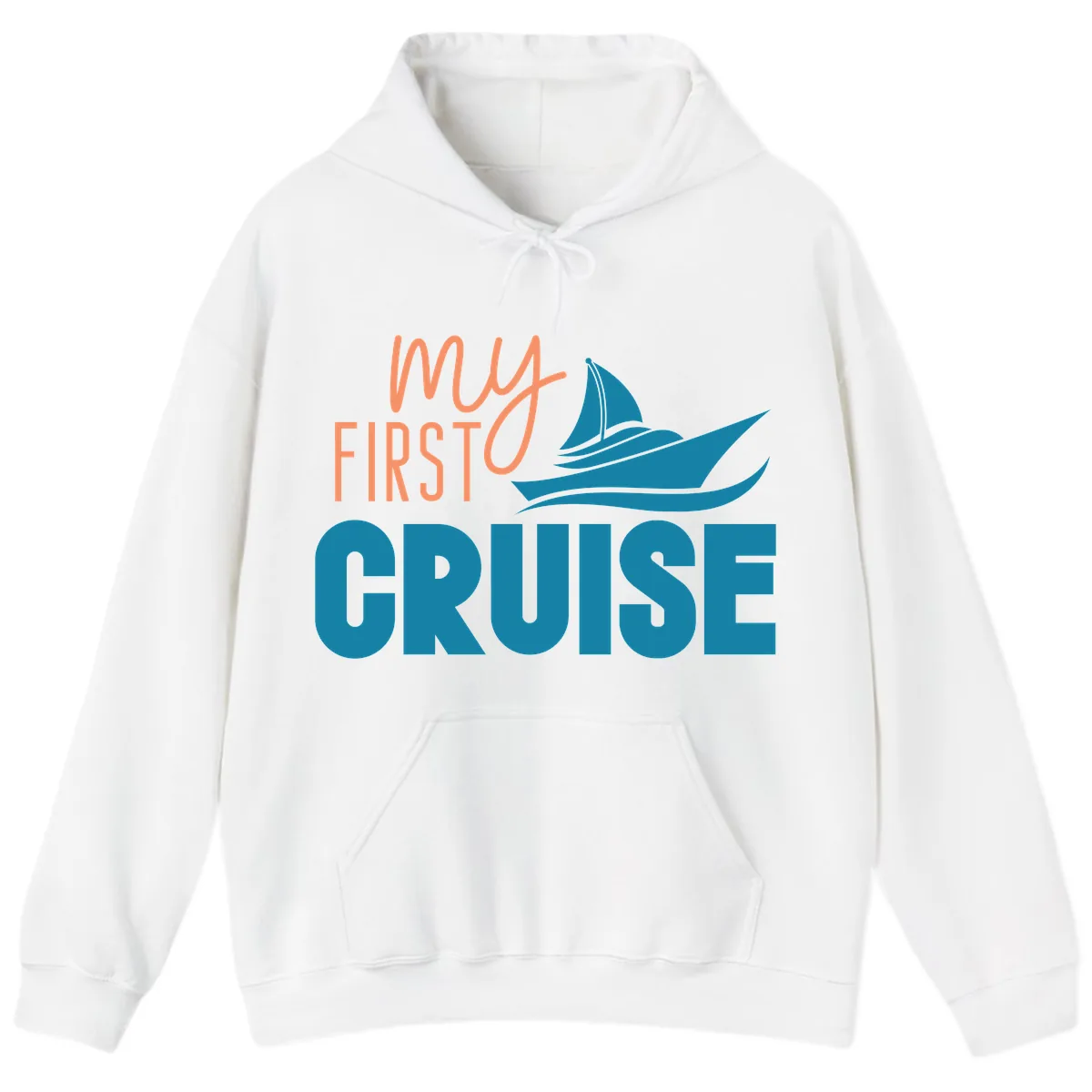 My First Cruise Hoodie in White