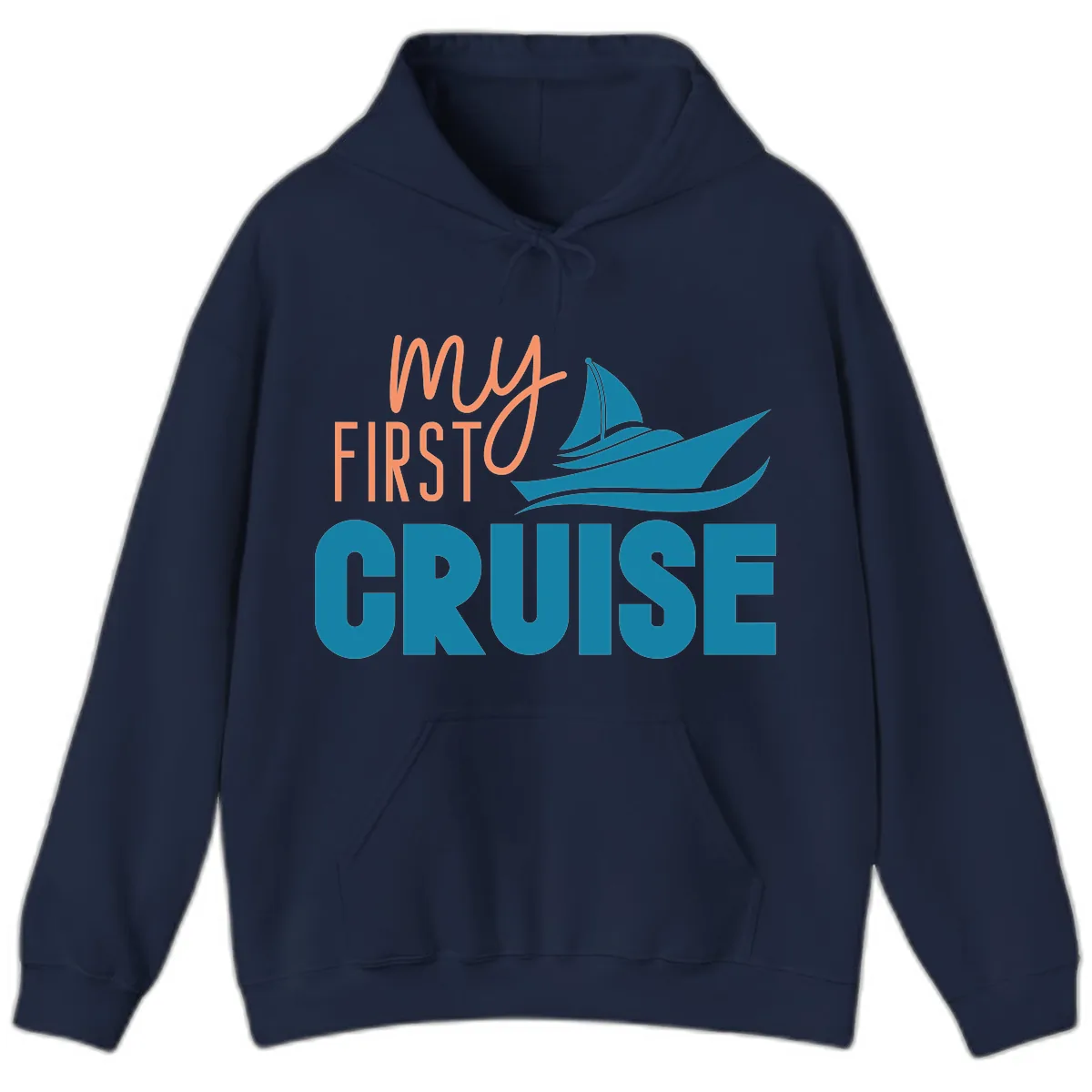 My First Cruise Hoodie in Navy